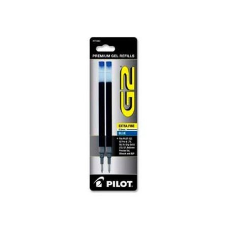 PILOT Pilot¬Æ G2 Gel Ink Refill, Extra Fine, Blue Ink, 2/Pack 77233